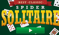 Spider Solitaire - klasikinis kortų žaidimas. 