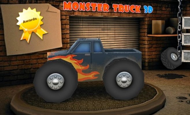 Sunkvežimių monstrų žaidimas berniukams kurie mėgsta lenktynes