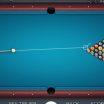 Biliardo žaidimas online, reikia pataikyti kamuoliuką į stalo skylę