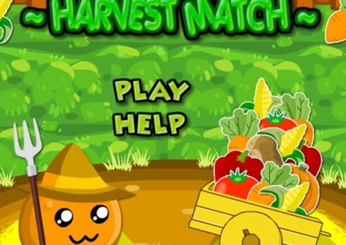 Žaidimas apie daržovių derlių, Rinkite daržoves vienodos spalvos.