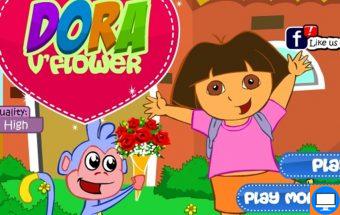Mergaitė Dora yra gėlininkė. Tai spalvingas, kūrybingas ir linksmas žaidimas mergaitėms, kurios yra neabejingos grožiui bei augalams. Reikia padėti mažajai Dorai sukurti gėlių puokštes pagal pateiktąjį pavyzdį.