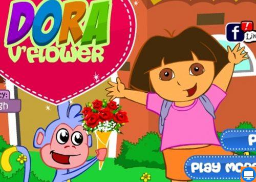 Mergaitė Dora yra gėlininkė. Tai spalvingas, kūrybingas ir linksmas žaidimas mergaitėms, kurios yra neabejingos grožiui bei augalams. Reikia padėti mažajai Dorai sukurti gėlių puokštes pagal pateiktąjį pavyzdį.