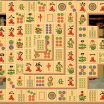 Mahjong žaidimas apie gausybę kortelių