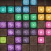 Loginis žaidimas su Tetris kaladėlėmis.