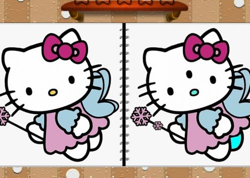 Hello Kitty skirtumai mokykloje.