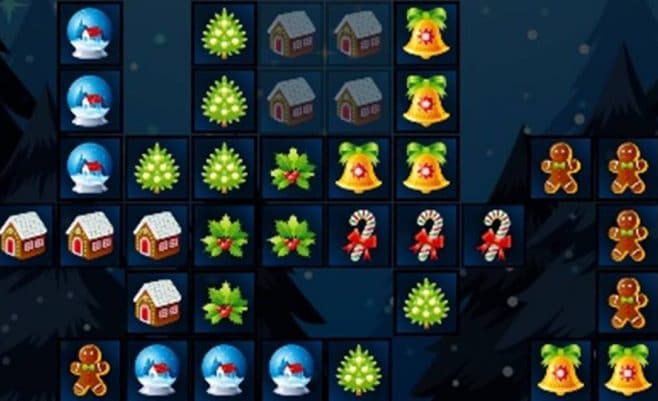 Kalėdinis žaidimas Tetris žaidimai.