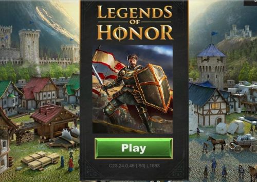 Legend of Honor strateginis žaidimas.