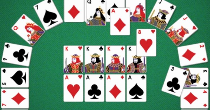 Kortos internete - lengvas solitaire.