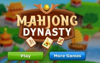 Loginis Ma Džong žaidimas Mahjong dinastija.