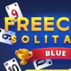 Kortų žaidimas - mėlynas solitaire, klasikinės taisyklės.