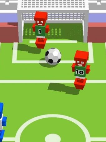 Sporto žaidimas - futbolas su minecraft.
