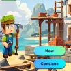 Veiksmo žaidimas su minecraft modifikacijomis.