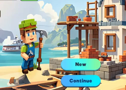 Veiksmo žaidimas su minecraft modifikacijomis.