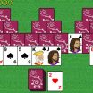 Piramidės solitaire žaidimas su Solitaire kortomis, sudėkite jas į vieną kortų malką