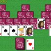 Piramidės solitaire žaidimas su Solitaire kortomis, sudėkite jas į vieną kortų malką