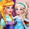 Žaidimas mergaitėms su Princesėmis - Princesė Frozen ir išdaigos.
