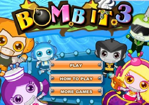 Bomberman 3 - linksmas karo žaidimas apie kliūtis ir jų naikinimą