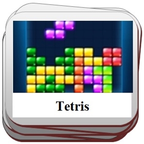Tetris kaladėlės.
