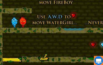 Žaidimas dviems Ugnius ir Vandenė 3 - Fireboy and Watergirl