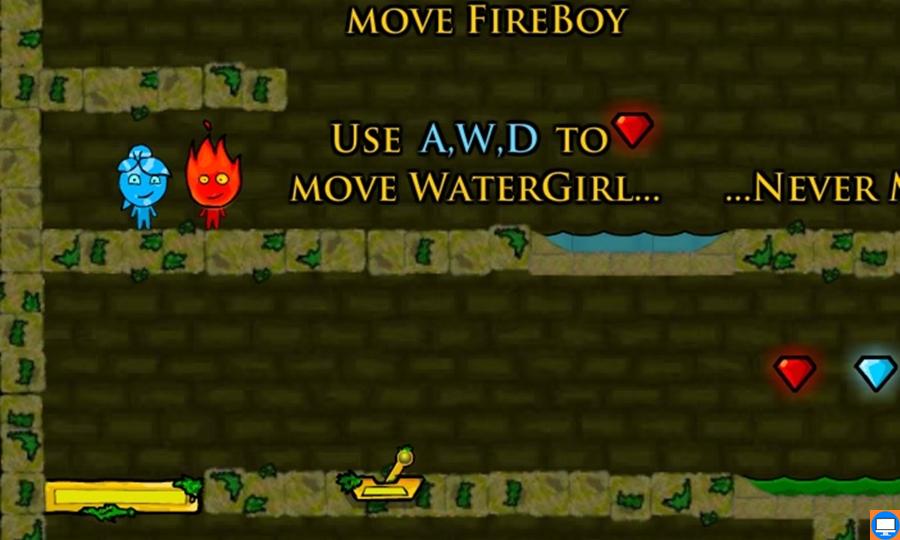Žaidimas dviems Ugnius ir Vandenė 3 - Fireboy and Watergirl