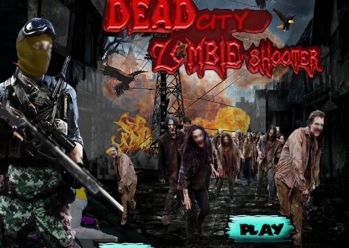 Šaudymo ir misijų žaidimas zombių miestas.