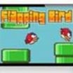 Žaidimas telefone - Flapping bird, skrisk ir nepataikyk į kliūtis