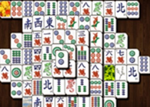 Mahjong kaladėlių žaidimas - Deluxe Mahjong.