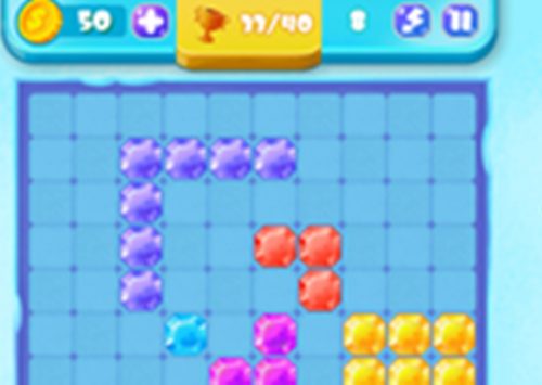 Loginis Tetris žaidimas. Tetris kuriame reikia sudėti teisingą Tetrio kombinaciją.